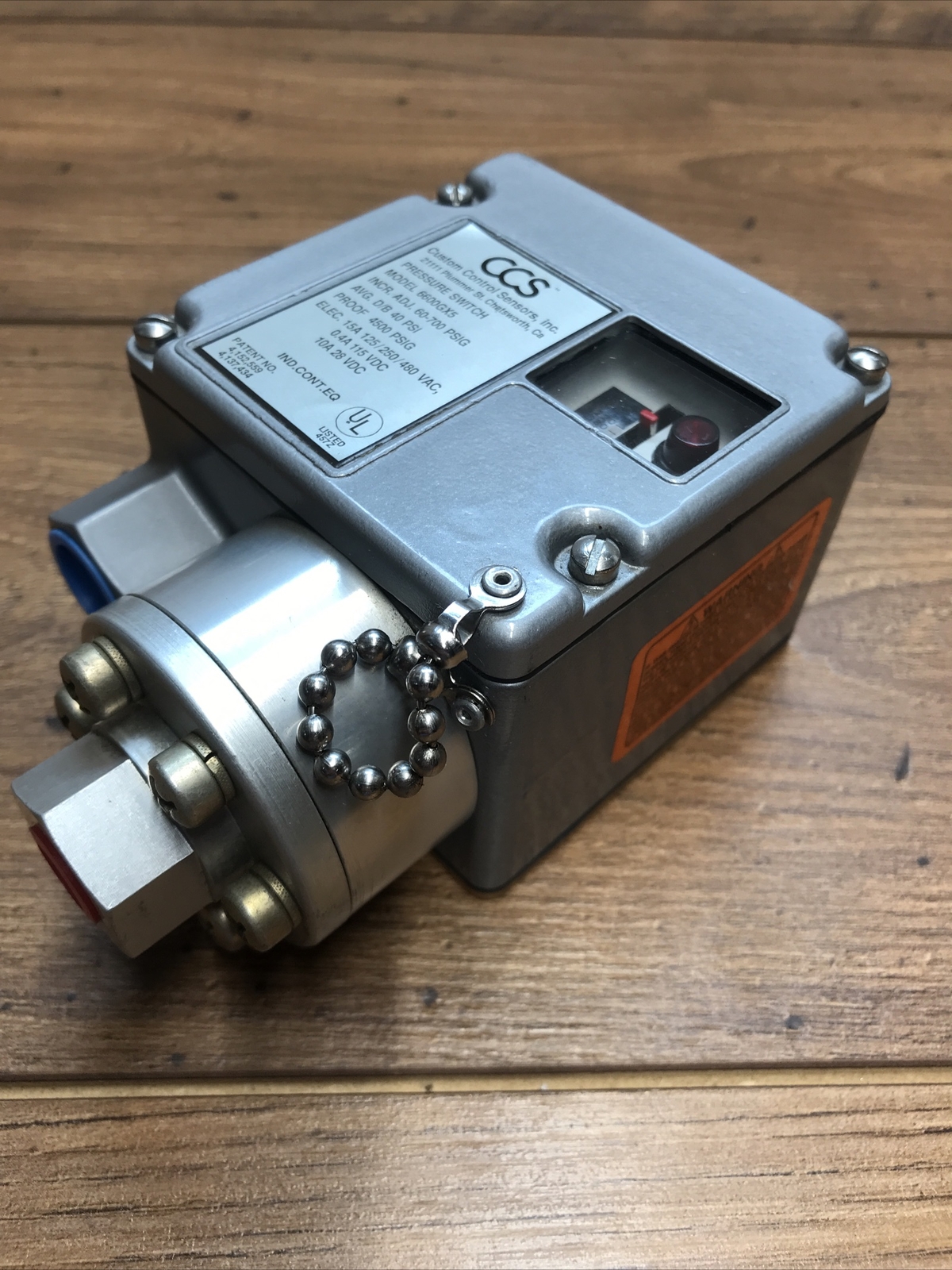 (1) NEW- (open box) CCS 6600GX5 DUAL SNAP PRESSURE SWITCH – Free Shipping