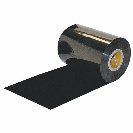 Label Printer Ribbon 35YP31,Material Wax, Width 4.09. PK OF 6
