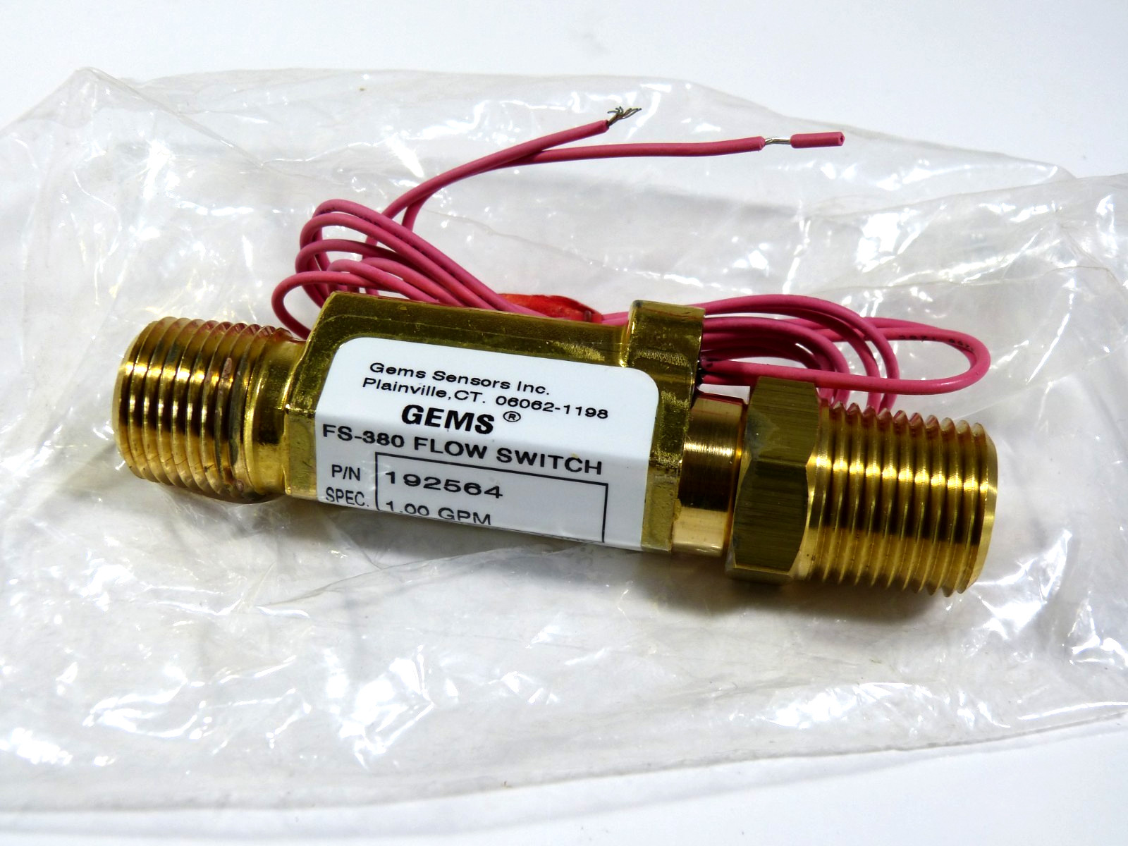 GEMS 192564 FS-380 240VAC 1.0, Brand New