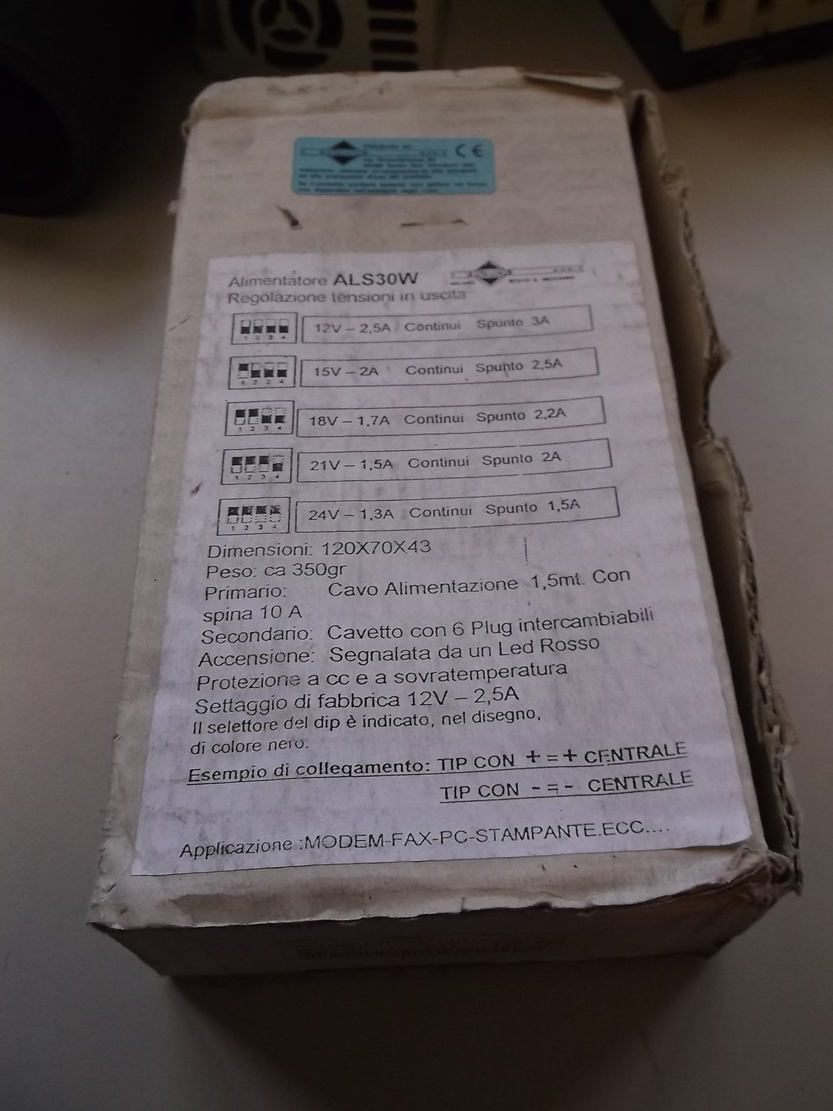NEW Alimentatore, Part Number: ALS30W *FREE SHIPPING*