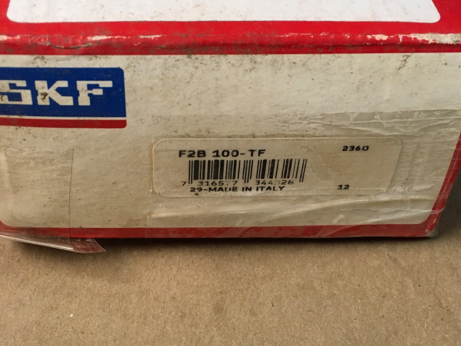 SKF F2B 100-TF Flange-Mount Ball Bearing (KB)