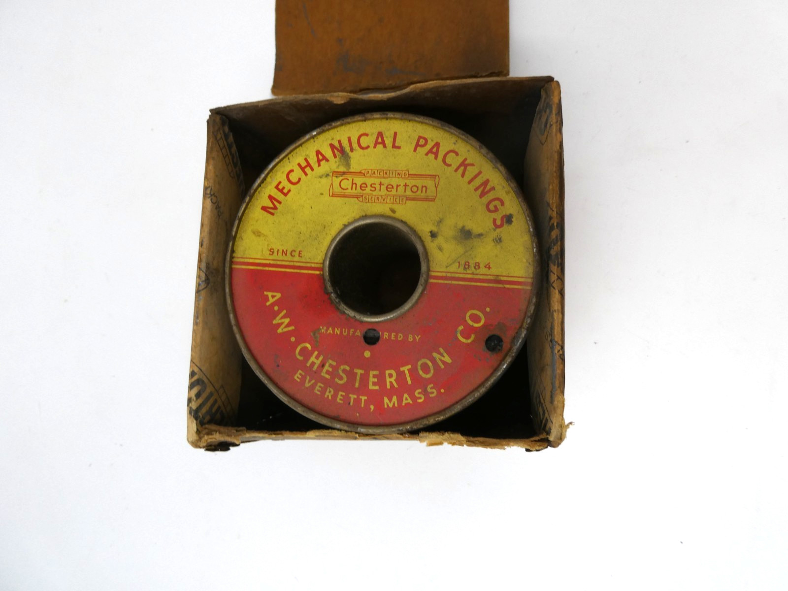 CHESTERTON STYLE 315 CARSON BRAND PACKING 1/4″ 6.4mm Box Used 1/2 Roll +