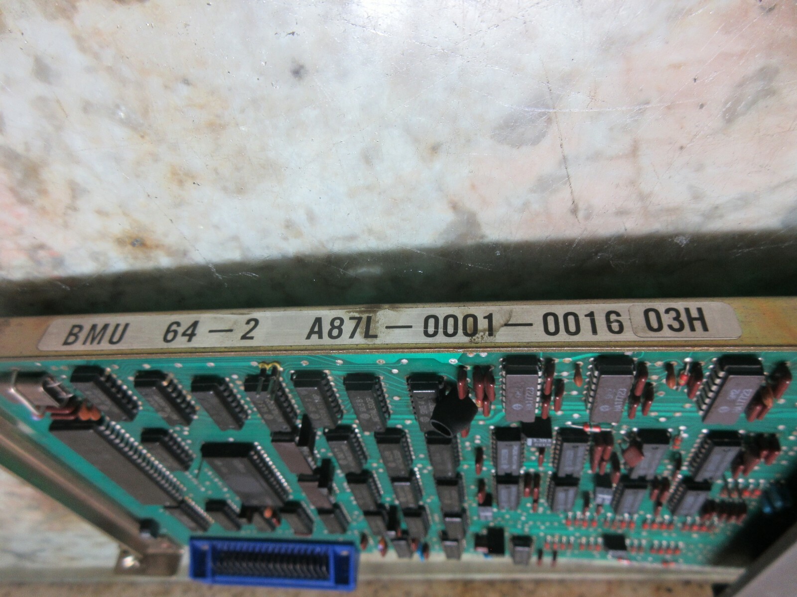 HITACHI FANUC BUBBLE MEMORY UNIT BMU 64-2 A87L-0001-0016 03H TAKISAWA MAC-V2