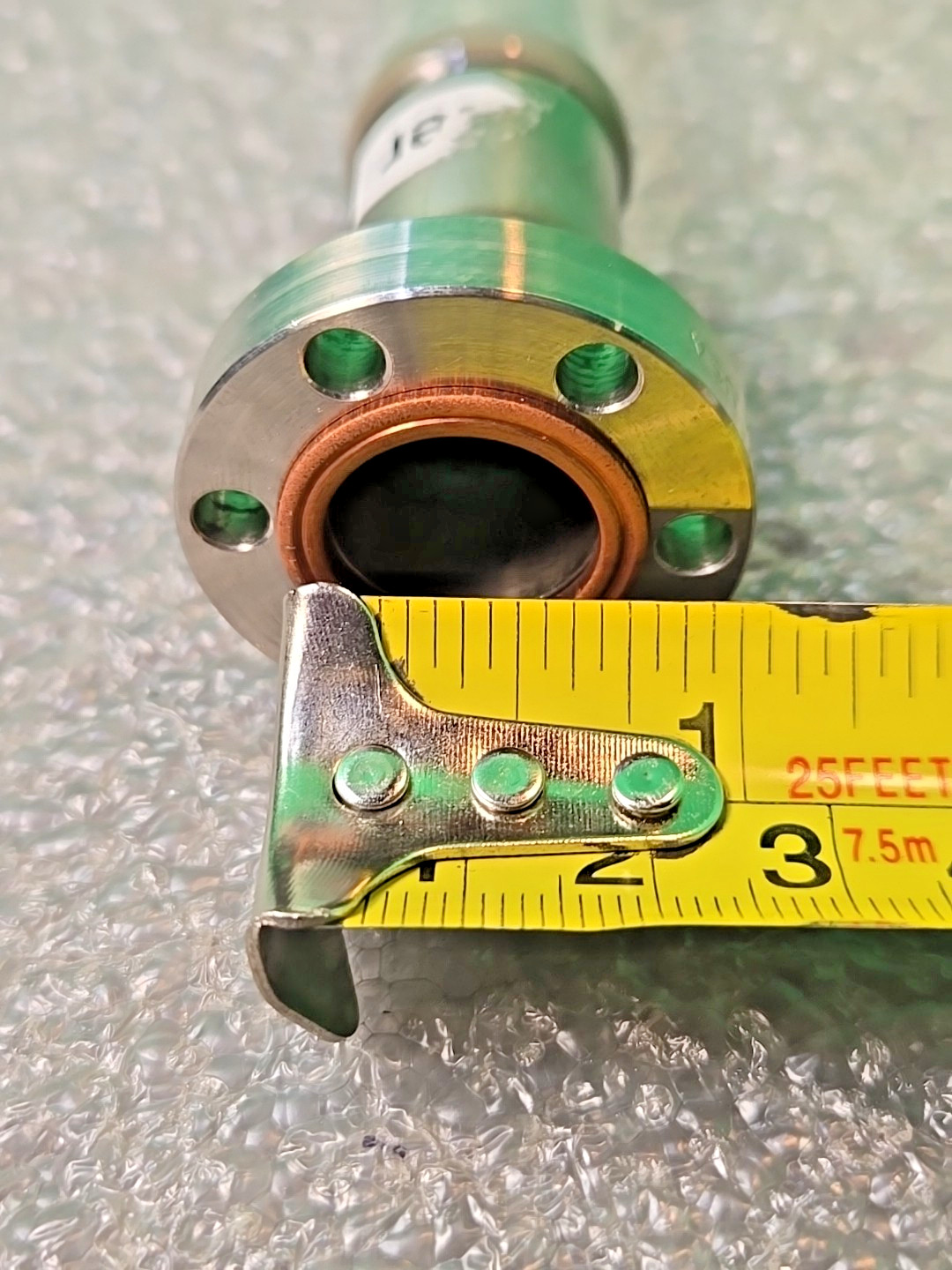 Accu-Glass Closed-End Dome Pyrex to High Vacuum Conflat Flange | 211005