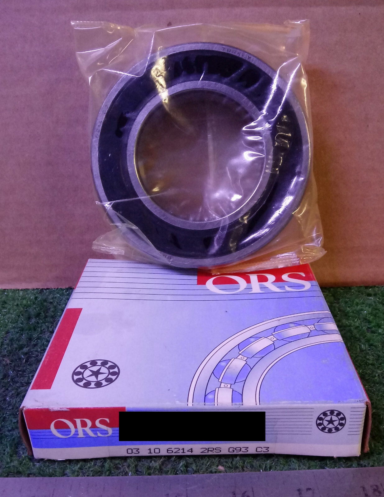1 NEW ORS 6214-2RS G93 C3 DEEP GROOVE BALL BEARING NIB ***MAKE OFFER***