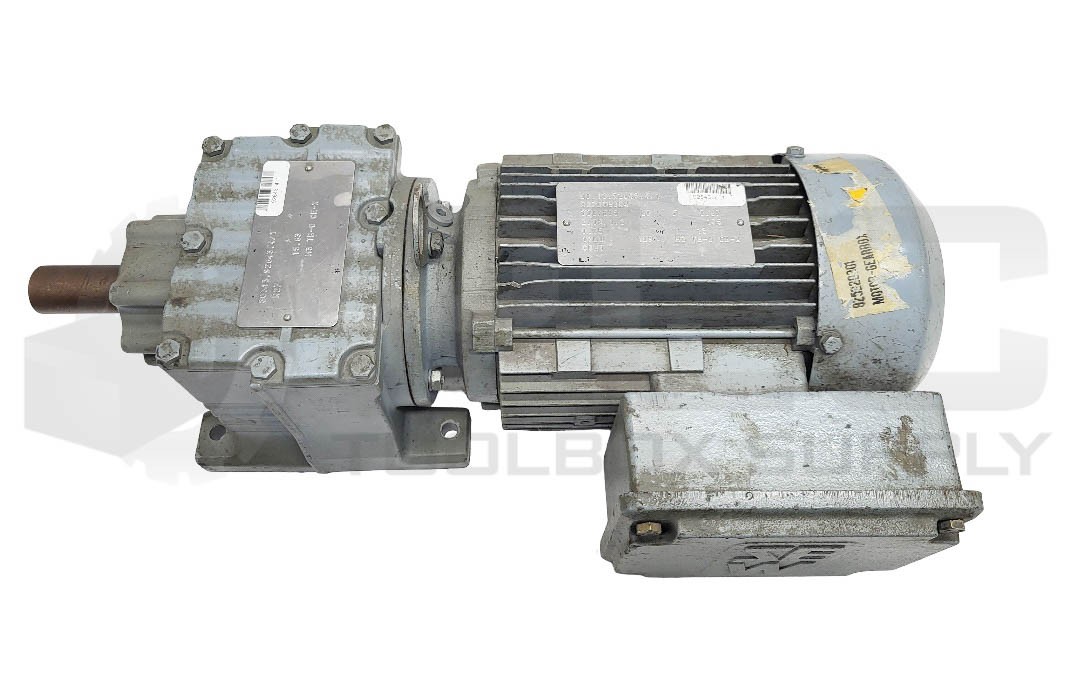SEW EURODRIVE R27DT80K4 GEAR MOTOR 3/4HP 1700RPM RATIO: 15.63