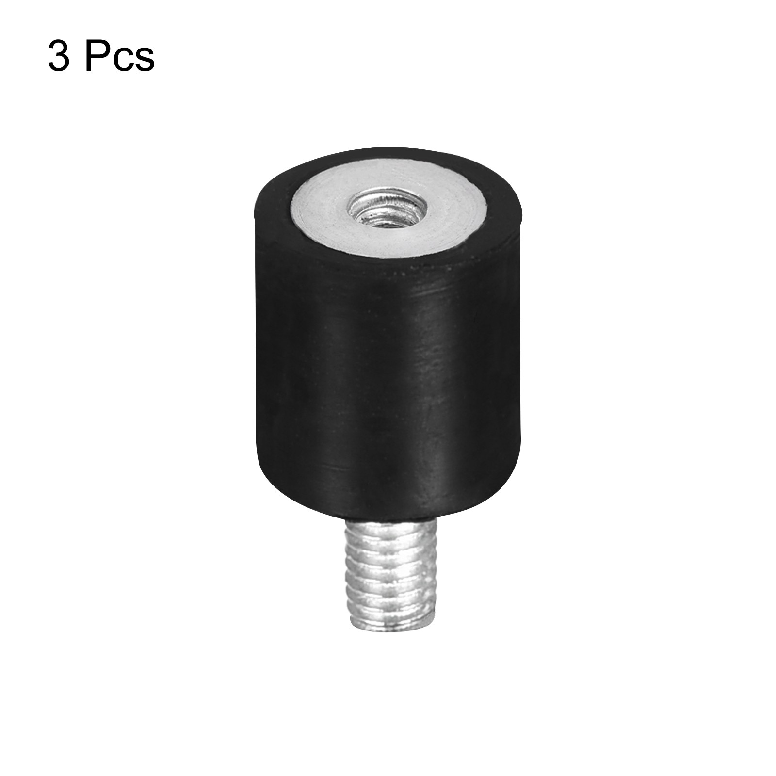 8Pcs M4 Male/Female Rubber Mount D15mmxH15mm for Repair