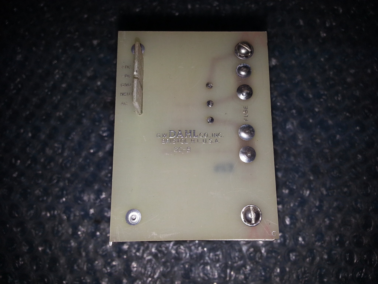 Dahl P290S1 Power Supply 24VDC 23W Input 117VAC 50/60Hz Industrial Control USA