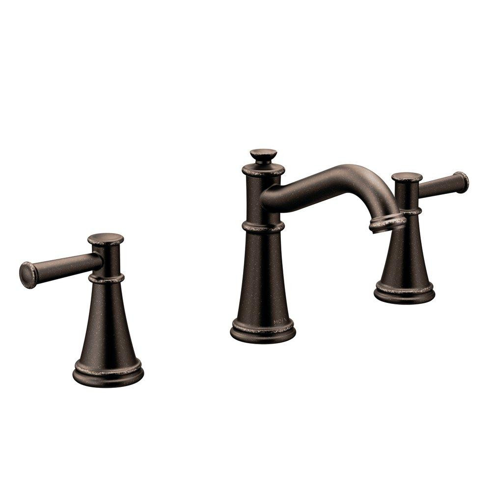 Moen T6405ORB Belfield 2-Handle Widespread Bath Sink Faucet Oil Rubbed Bronze
