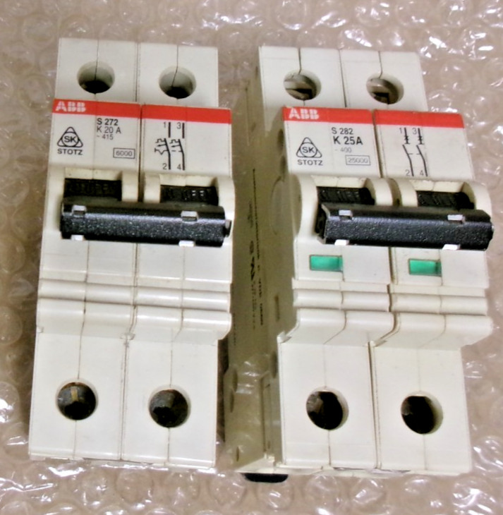 USED LOT OF 2 BB S282 K25A=1-S272 K20A =1