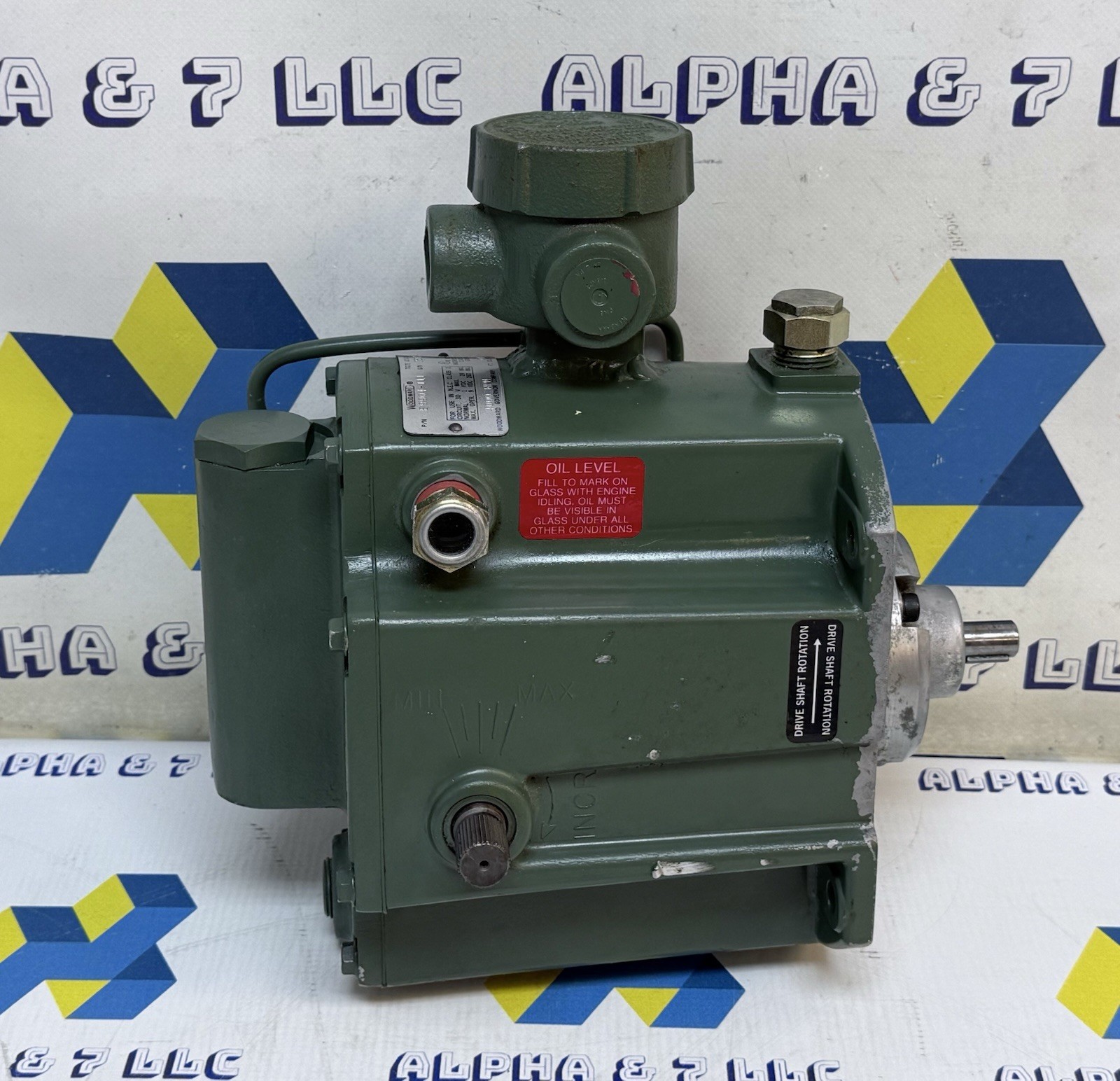 Woodward Governor TG17E Actuator E9904-111 4000 RPM