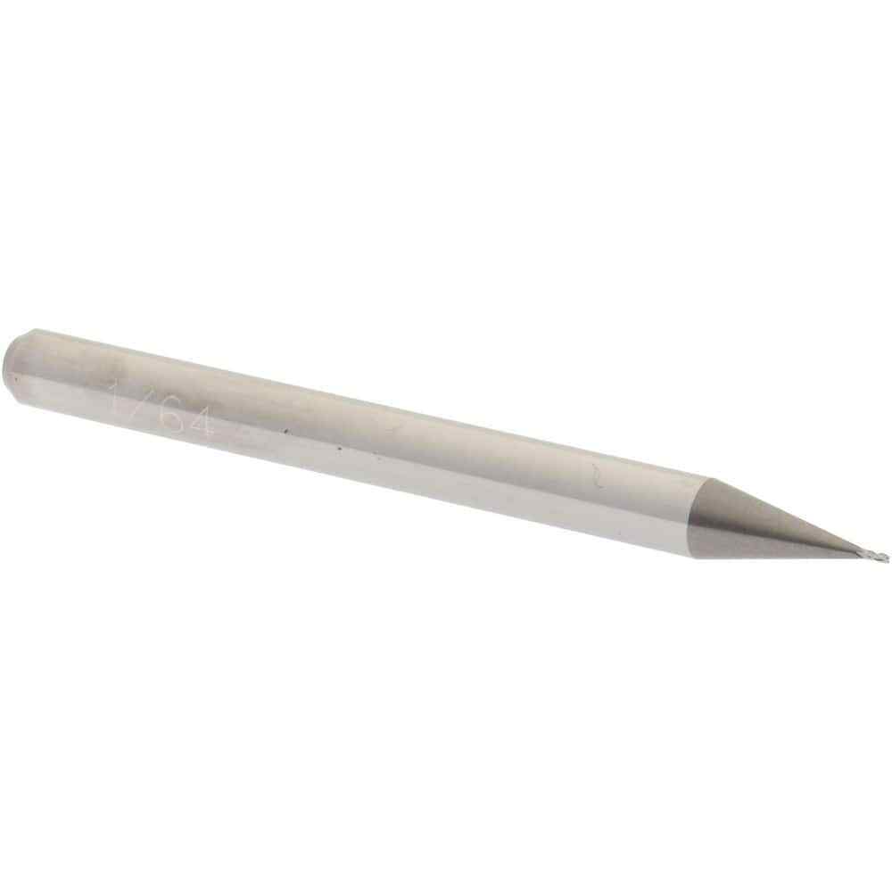 Accupro 12176873 Square End Mill 1/64″ Dia, 1/32″ LOC, 1/8″ Shank, 1-1/2″ OAL