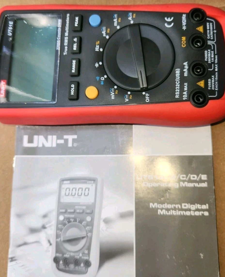 Uni-T UT61E UT-61E Modern Digital Auto Mutimeter Tester DMM AC/DC Used Excellent