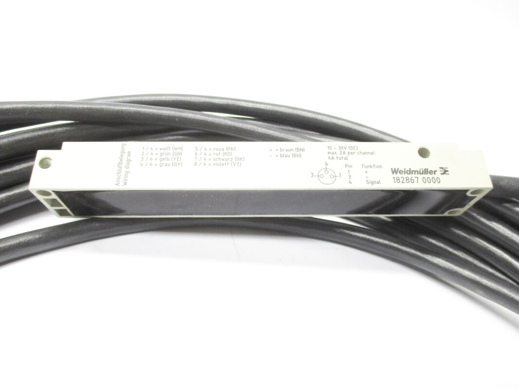 WEIDMULLER SAI-8-F3PM8L10M 1828670000 15-30VDC 6A NSMP
