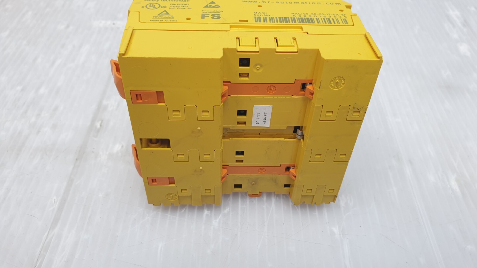 B&R Automation X20 SL 8010 Rev. E0 ETHERNET POWERLINK Safety Technology Module