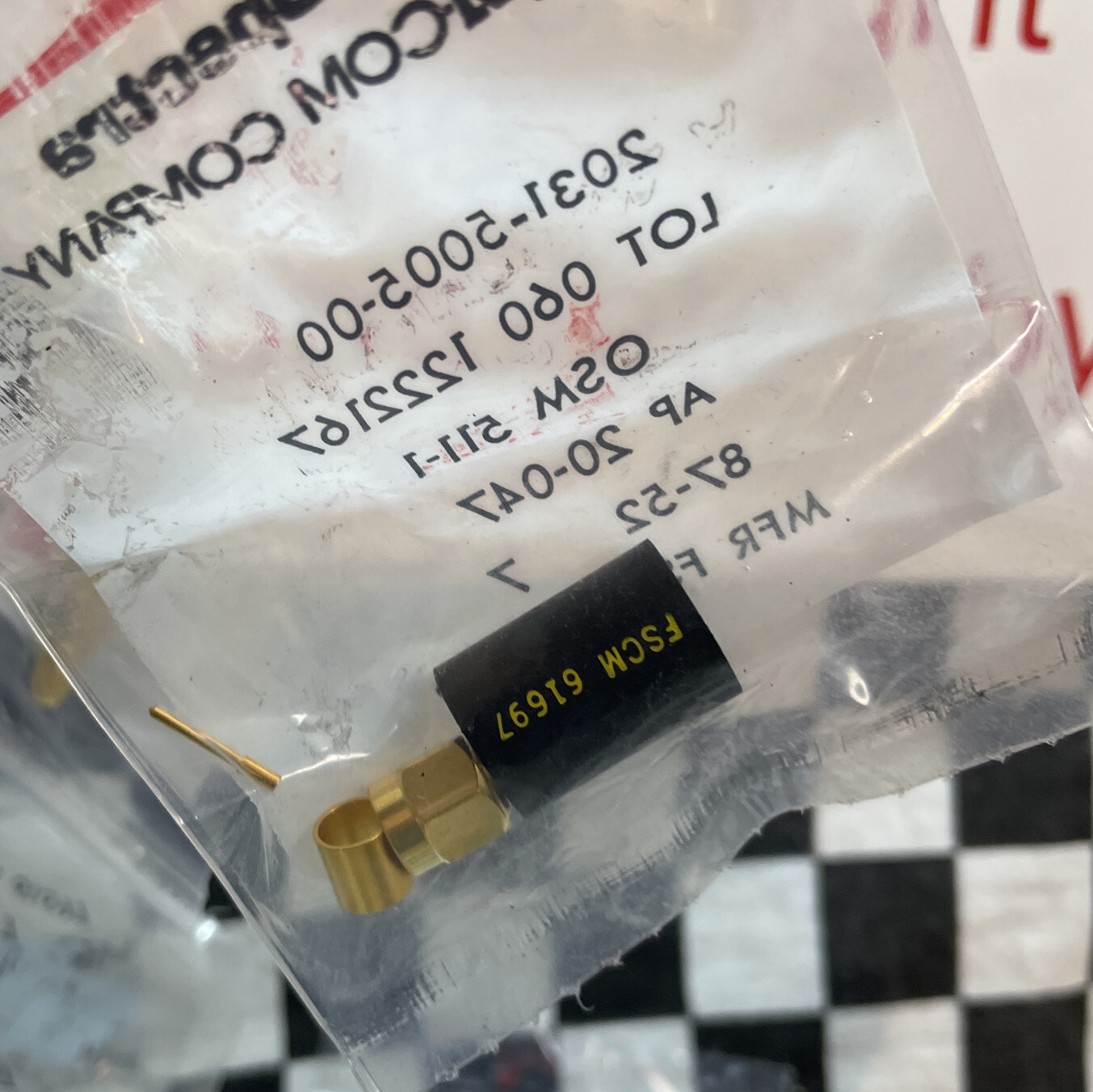 Omni Spectra 2031-5005-00, RF Connectors Coaxial Connect, LOT OF 8, SHIPSAMEDAY