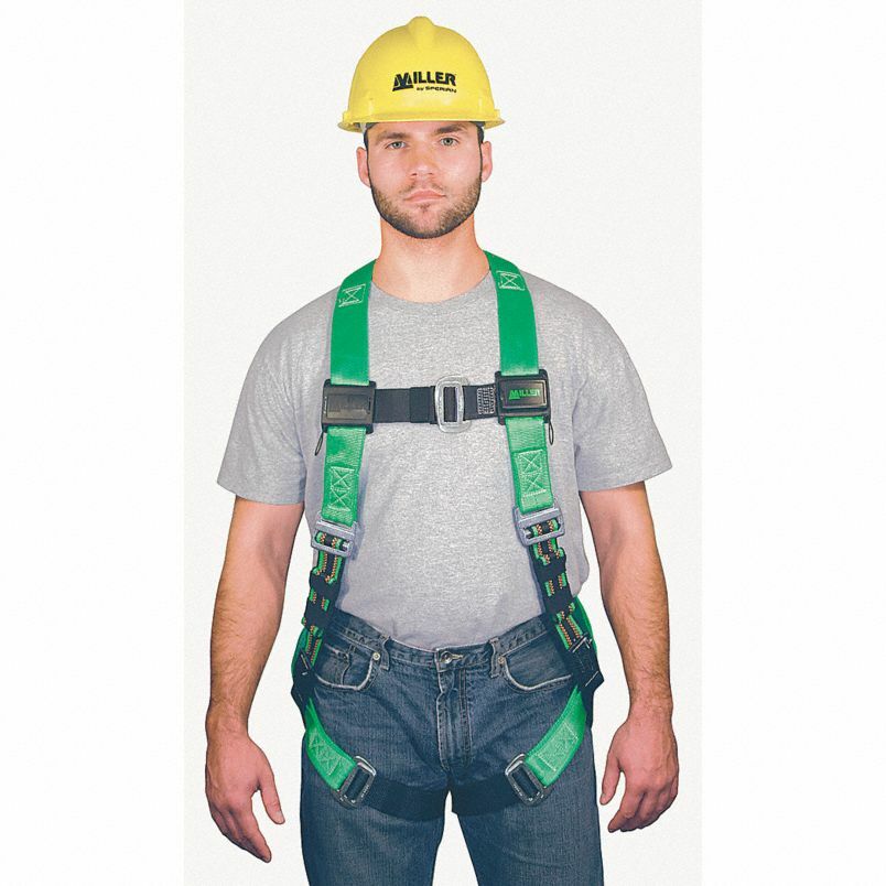 NEW FALLTECH P950/XXLGN 400LB Green 2XL Full Body Safety Harness