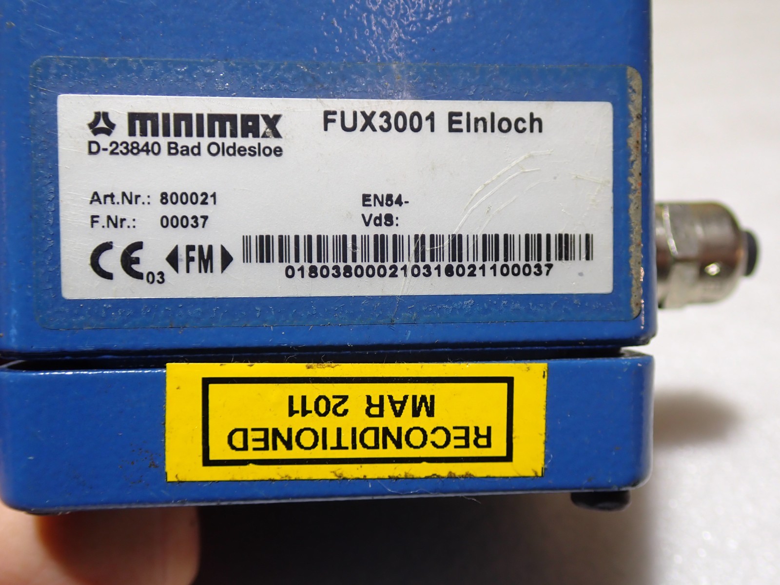 MiniMax Fux-3001 Spark Detector Elnloch RE-MAN