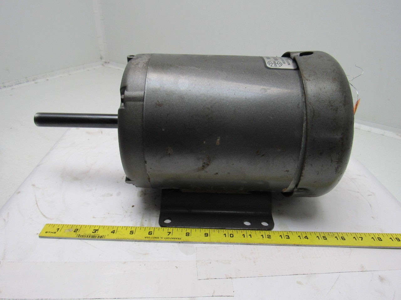 Baldor M3610 3/2 Hp Extended Shaft 7/8″ 5″ Long AC Motor 208-230/460 3450 RPM