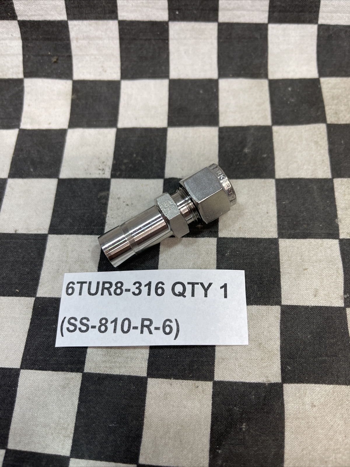 SWAGELOK REDUCER, SS-600-R-4, SS-810-R-4, 6TUR8-316, LOT OF 7, #1606V41