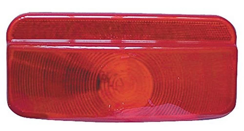 89-187 Red Replacement Lens for Compact Tail Light Marker Clearance Lamp