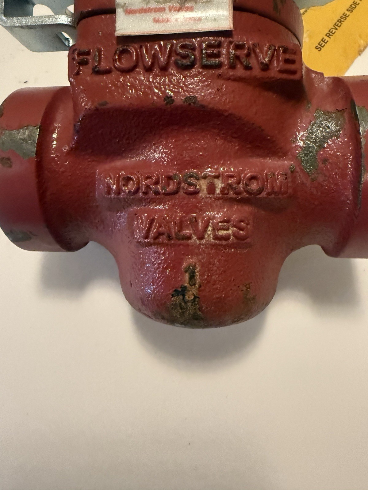 NWT No Box Nordstrom FlowServe D-3000932 2757601 1″ Plug Valve B142
