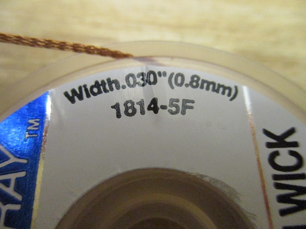 Tech Spray 1814-5F Desoldering Braid 18145F (Pack of 7)