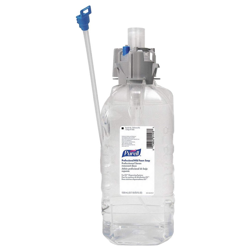 PURELL 8565-04 Hand Soap,CLR,1,500 mL,,PK4 54ZH04