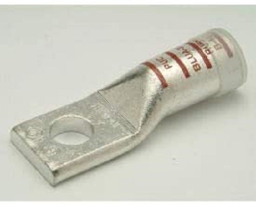 BLUA3/0S, Alum Compress. Lug Std Barrel, 3/0 AWG, 1/2″ Stud Ruby -10EA