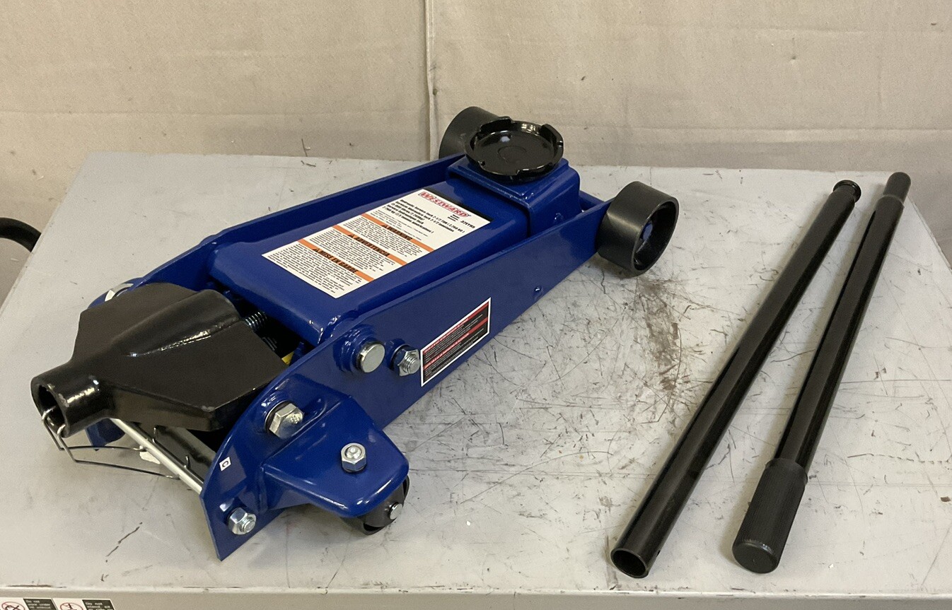 WESTWARD 32EY95 Trolley Floor Jack Manual Handle 2.5 ton Load