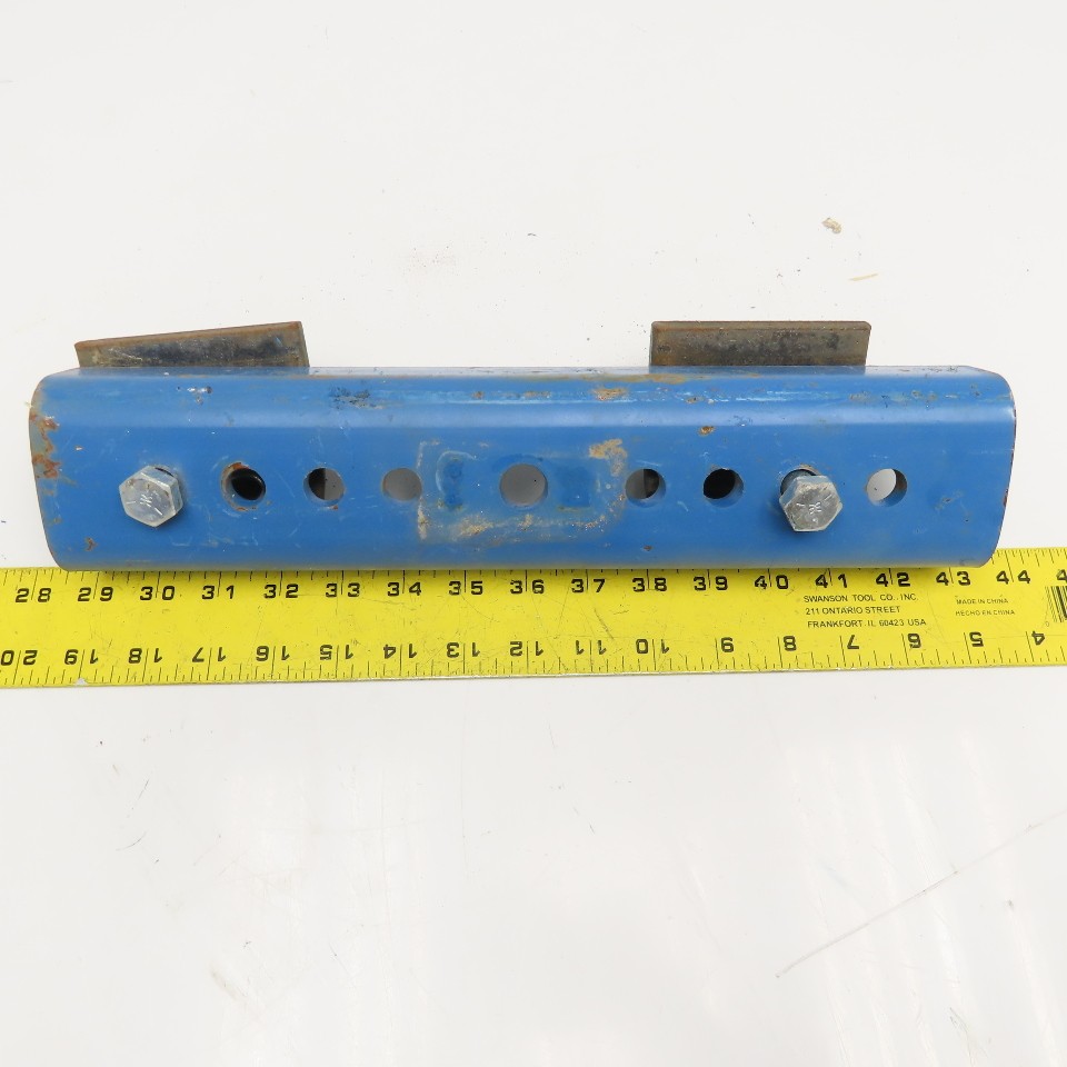 Gorbel Style Under Beam Hanger Bracket 14″ x 3″ x 1-3/4″ W/ Flange Clamps