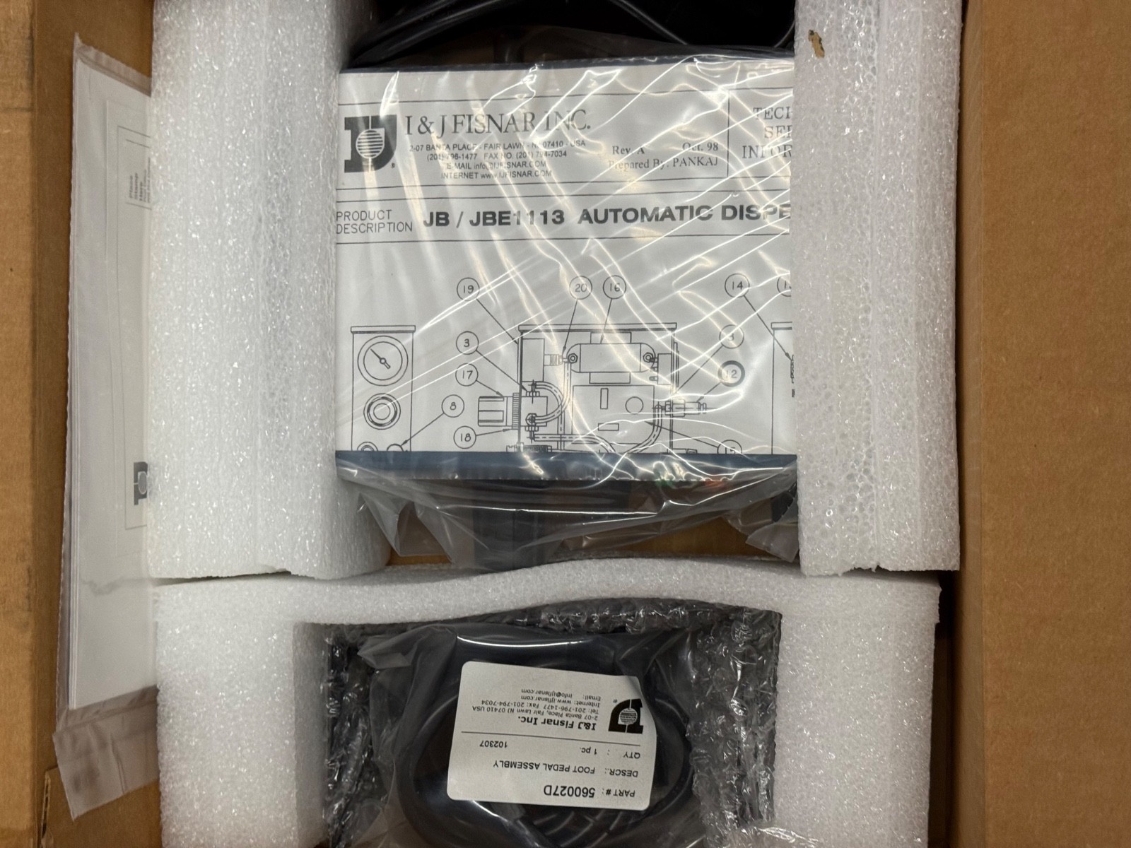 I&J Fisnar Inc JB1113-LF “RoHS” 110V Liquid Dispenser