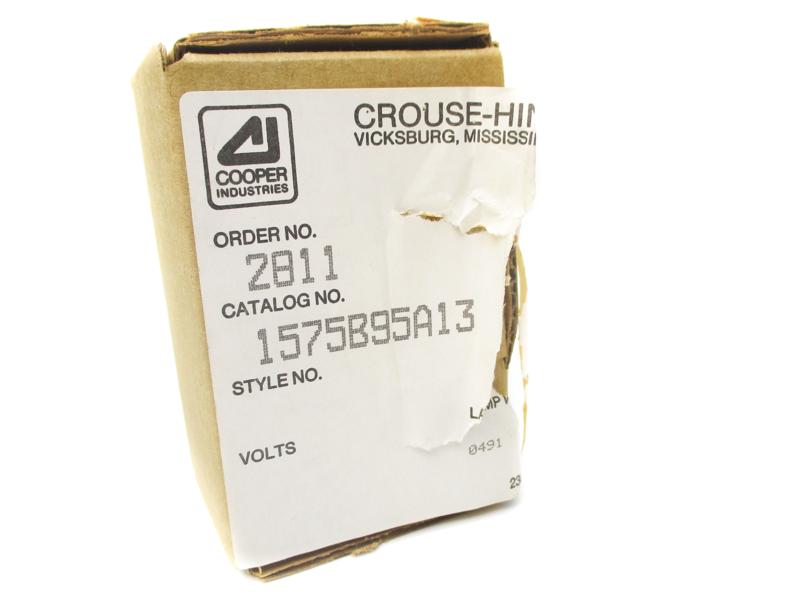 COOPER INDUSTRIES 1575B95A13 NSMP