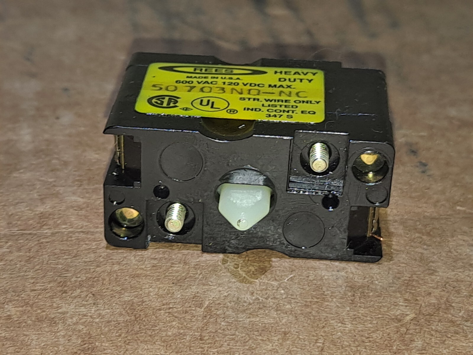 REES 50703NO-NC HEAVY DUTY CONTACT BLOCK Fast Shipping