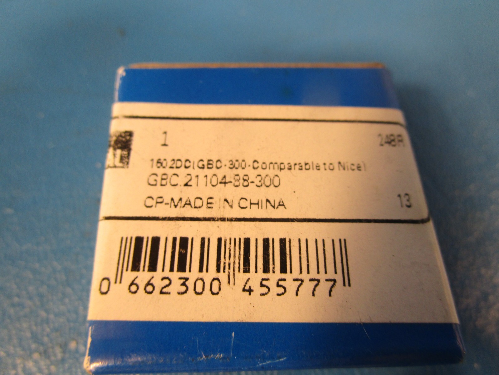 Lot of 2 General Bearing GS21104-88, Single Row Radial Bearing, 1/4″ ID x 11/16″