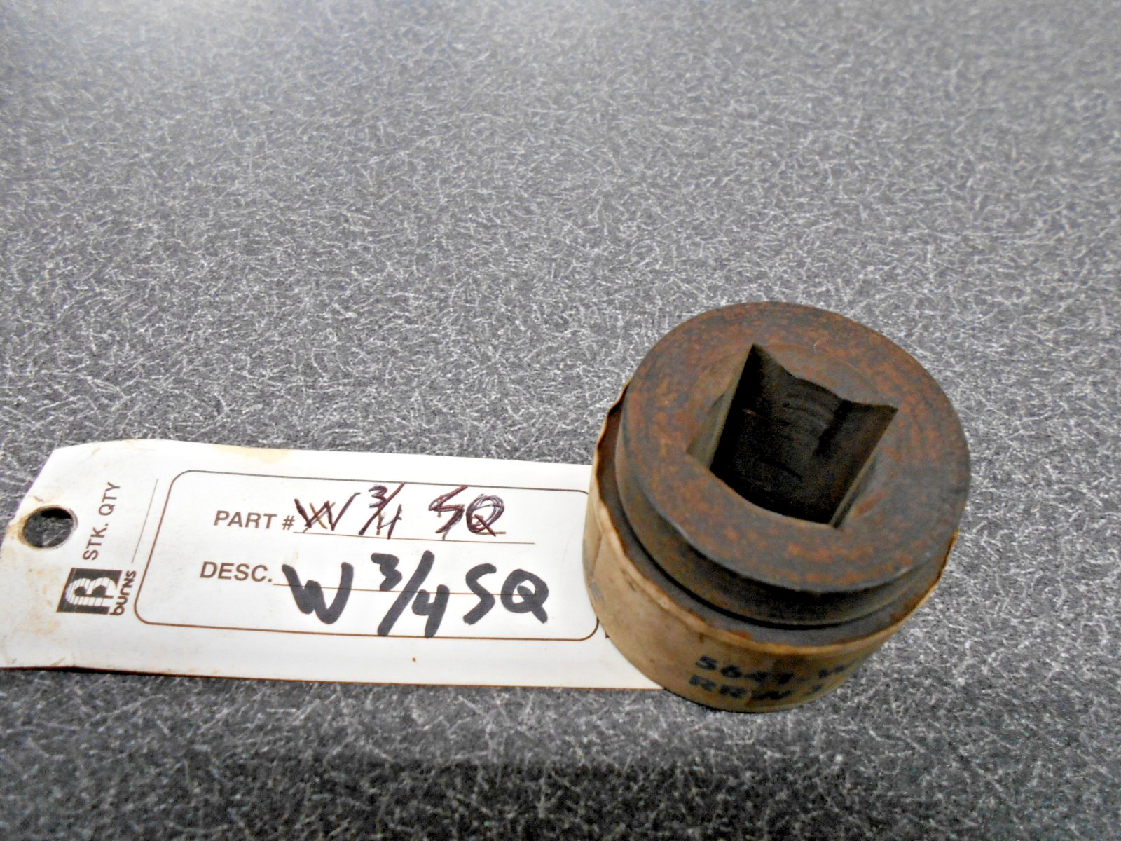 Weld-On Hub, Series W3/4 SQ Square Bore. Burns/Tisco. NOS!