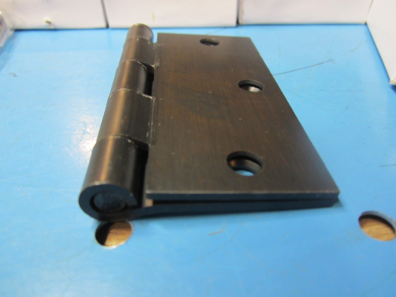 Free Ship, 12 Count Lot, 3-1/2″ Square Butt Hinges, Full Mortise, Antique Bronze