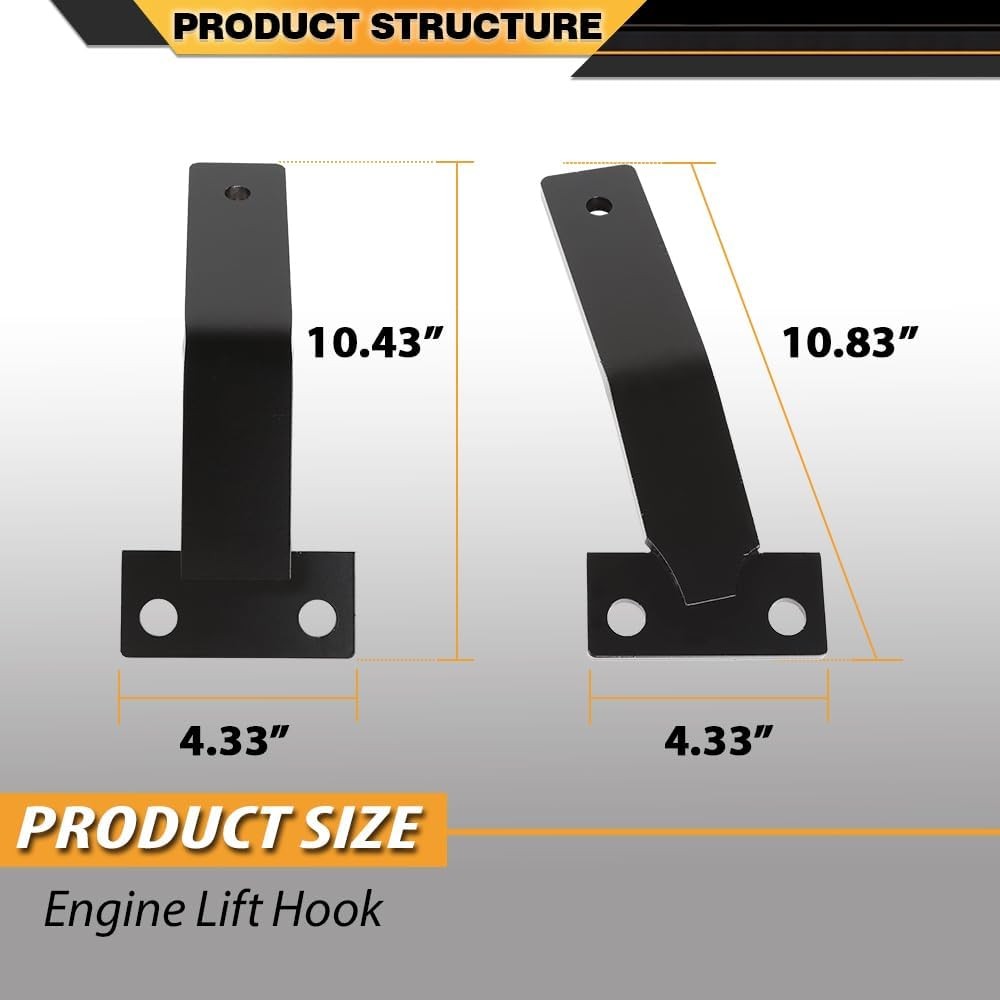 Engine Lift Hook Bracket Compatible with Ford F150 “3/8” Mustang 5.0 Coyote