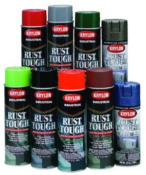 KRYLON KP-R00259 12 Oz Rust Tough Deep Blue Spray Paint