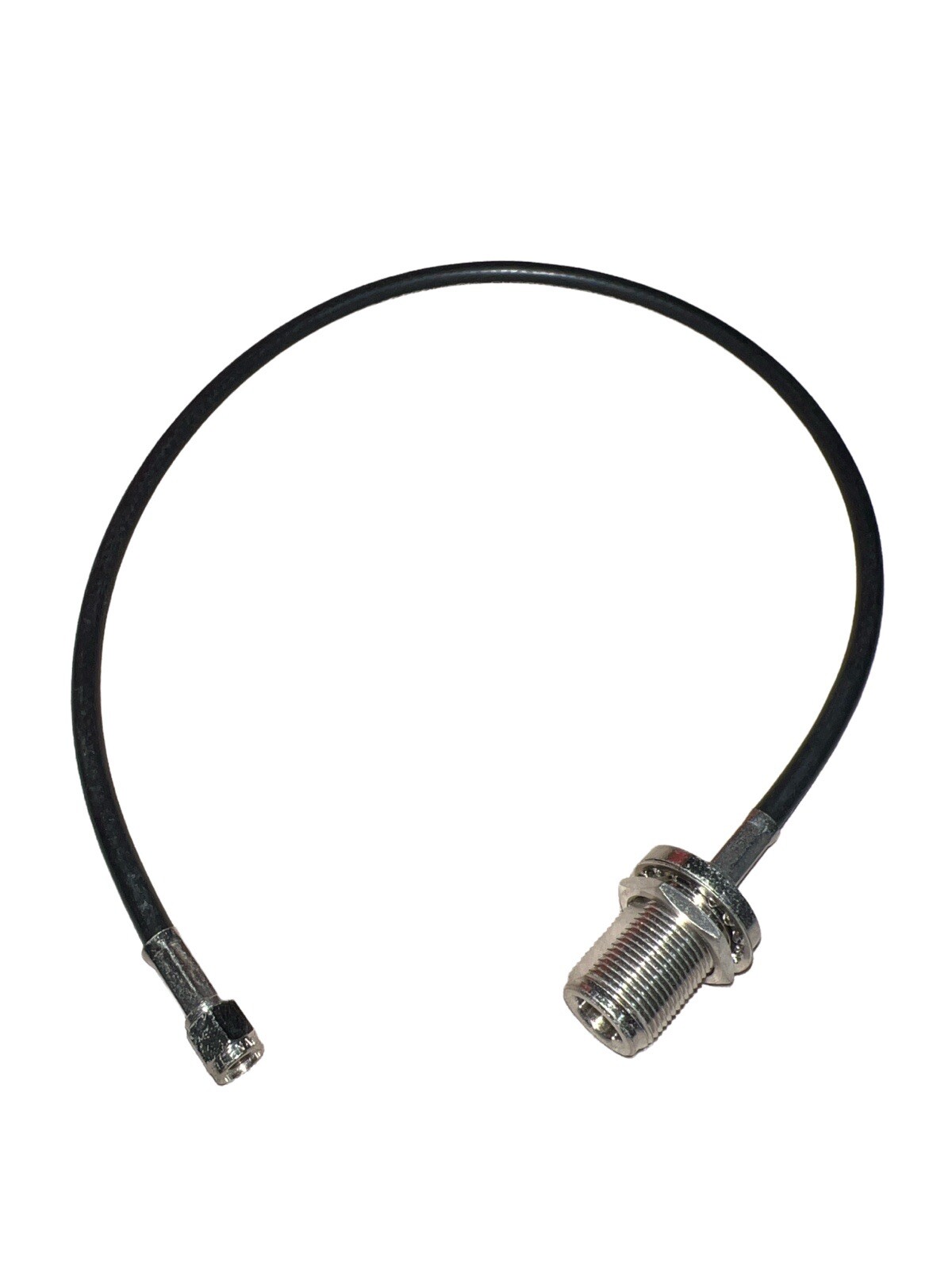 Pasternack PE3013-18 SMA Male to N Female Bulkhead Cable 18 Inch Length Using RG