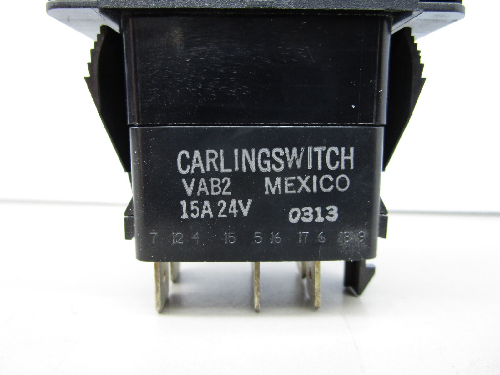 Carling VAB2 Rocker Switch “Climate Control System” 4-Pole On-Off Illuminated