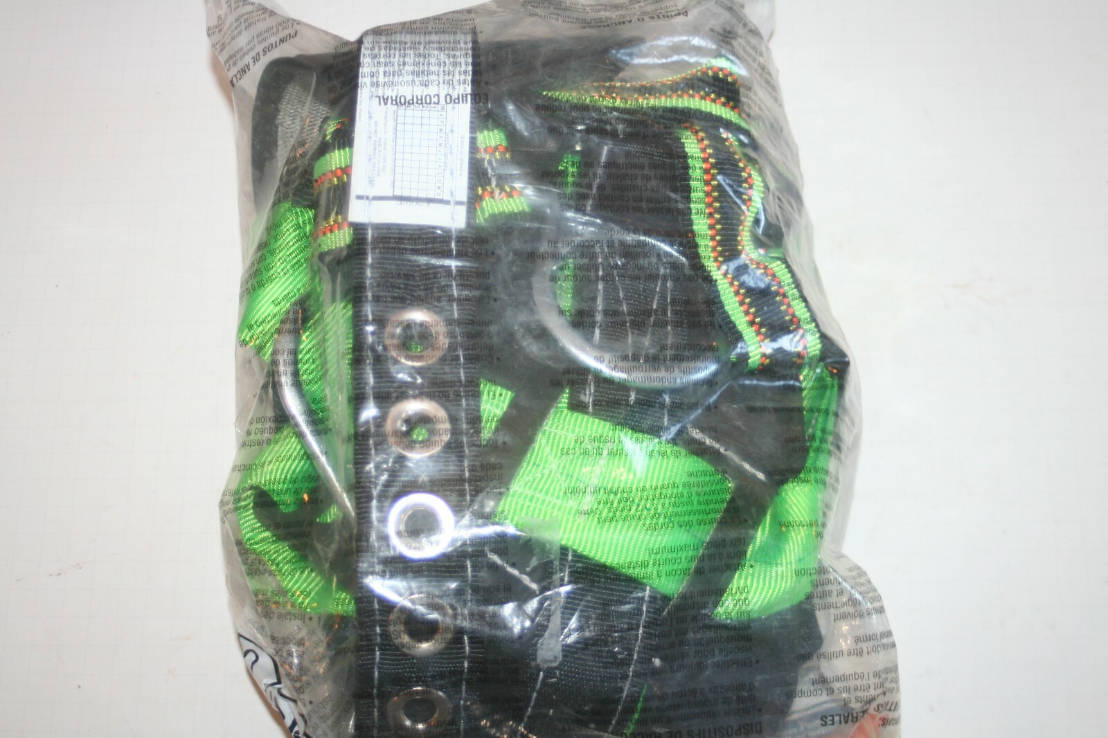MILLER HONEYWELL P950-77/UGN DURAFLEX PYTHON Full Body Ultra Harness Green