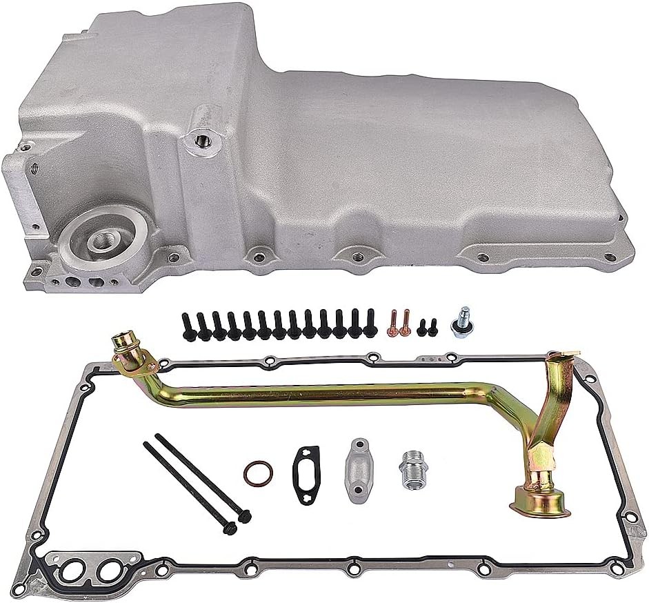 Conversion Swap Oil Pan Low Profile Retrofit Kit Satin Fits for LS1 LS2 LS3 LS6