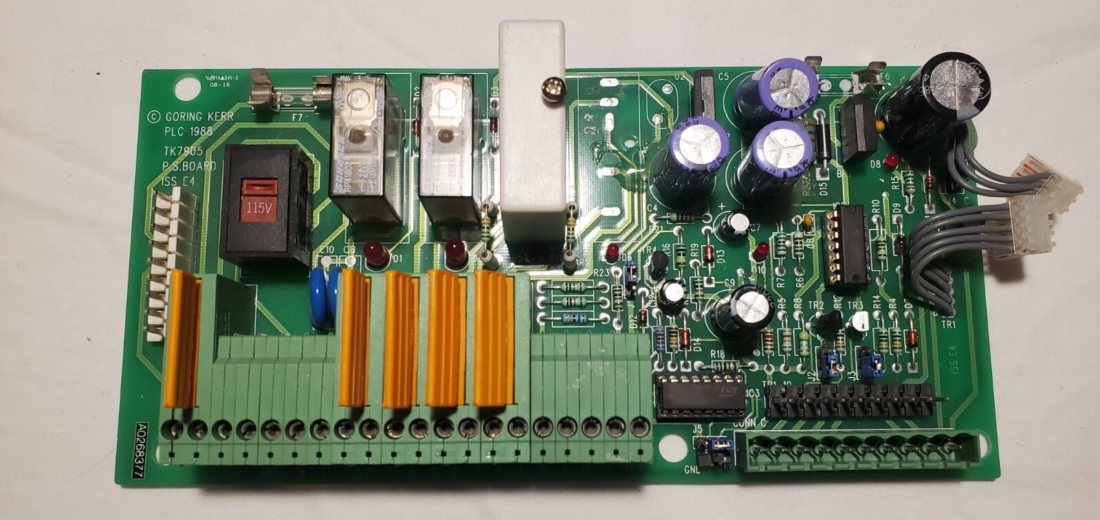 Gorin Kerr Tektament 21-DSP 1 Power Supply PCB TK7905 Tested