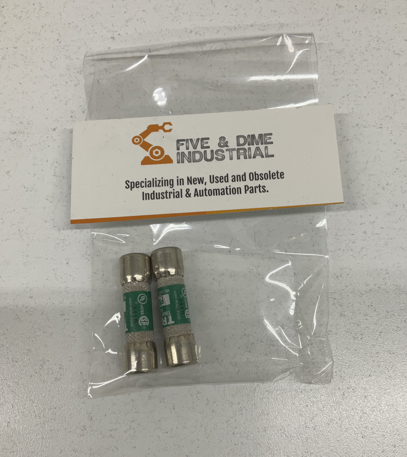 Bussmann FNQ-1 – 1A Lot of (2) Tron Time-Delay Cartridge Fuses 500V