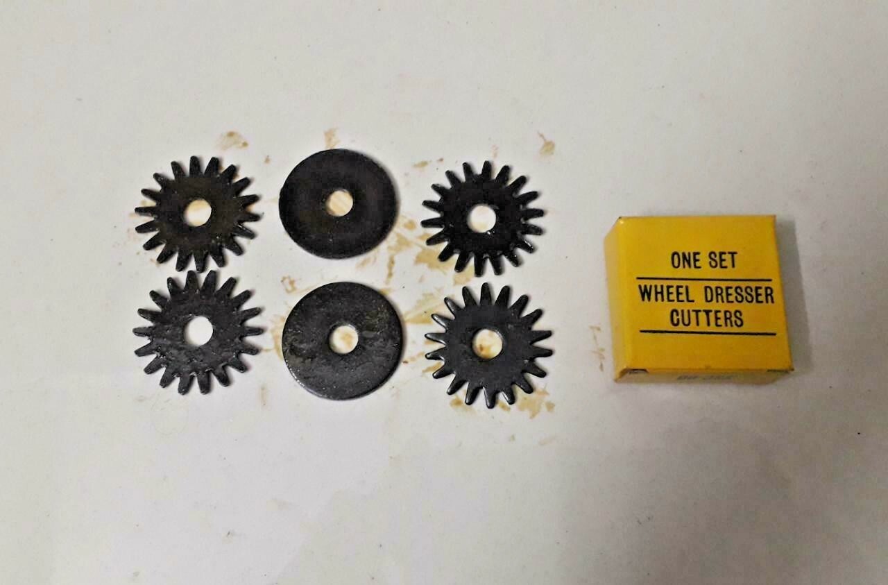 10 Pcs SOLAR Tools Wheel Dresser Cutters spare Cutters No 0 (4C/2W) Huntington