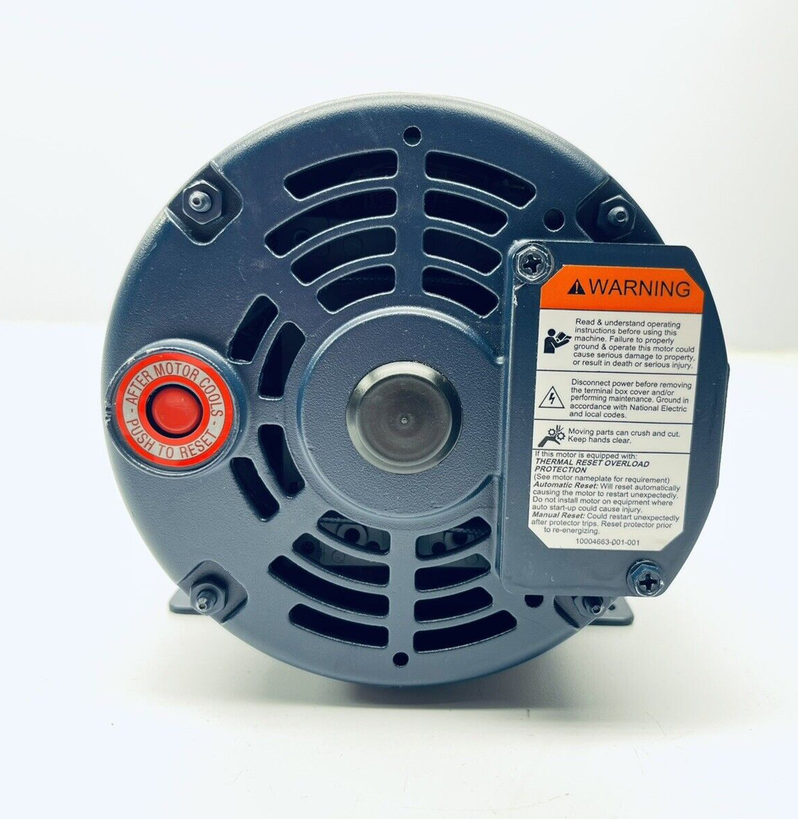 UNUSED LEESON M4S17DZ29B AC MOTOR 48Y-FR .33HP 208/200V 50/60Hz 1PH *SCRATCHED*