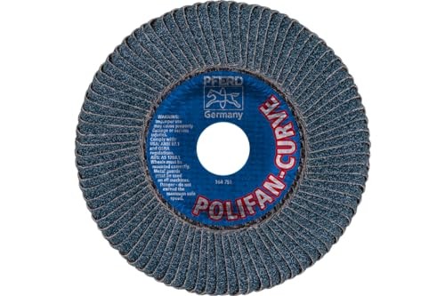 Pferd 5X7 8 Medium Flap Disc For Fillet Welds 60 Grit Zirconia Aluminum Oxide