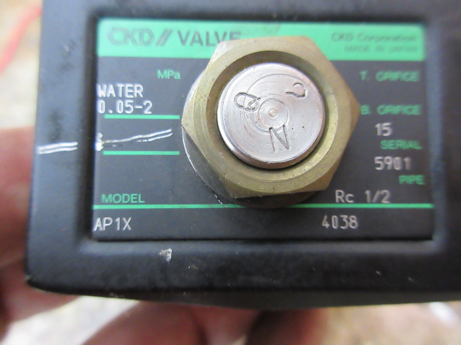 1996 MITSUBISHI CX-20 EDM CKD AP1X 4038 VALVE EACH 1