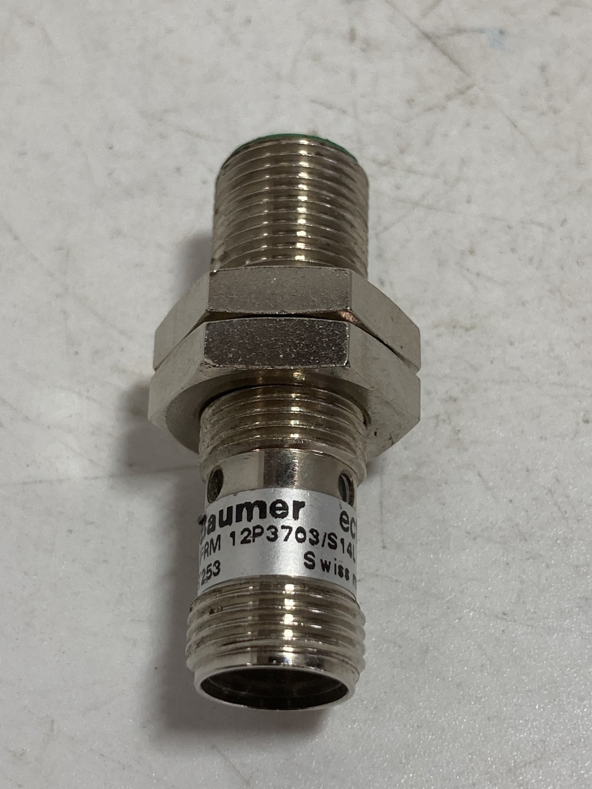 BAUMER IFRM 12P3703/S14L INDUCTIVE SENSOR 10-30VDC SN 4.00MM NC NNB